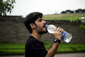 drinking water