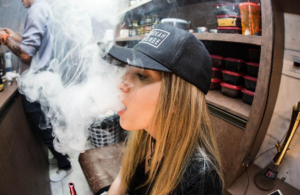 vaping girl